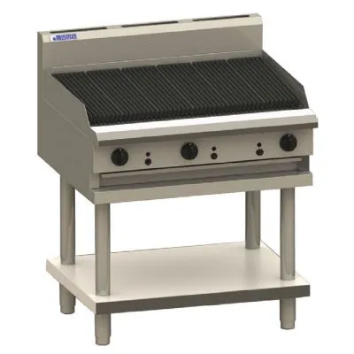 Luus Professional Series 900mm Chargrill with Leg Base