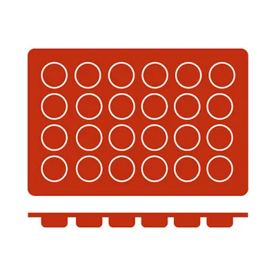 SILICONE MOULD - POMPONETTE 24 CUP
