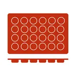 Mould Pomponete Silicon — 24 Cup