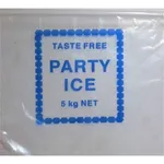 5kg Printed Ldpe Party Ice Bag [pack 50 / Ctn 10 X 50]