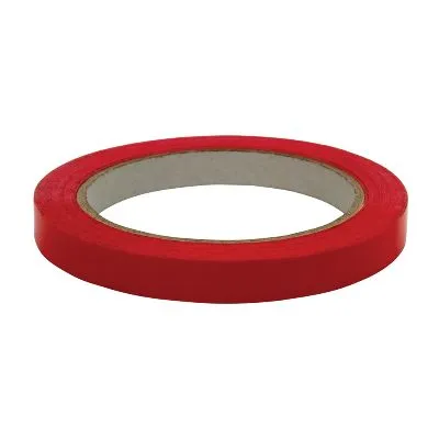 Red Pvc Sealing Food Tape 12mm X 66m [pack 1 / 24]