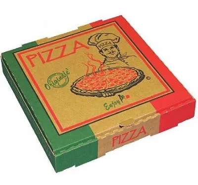 Pizza Box Brown 3 Colour 12 Inch [pack 100]