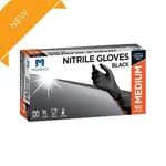 Medium Black Powder Free Nitrile Gloves [pack 100 / Ctn 10 X 100]