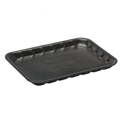 Black Flat Foam Tray 7 X 5" [pack 125 / 500]