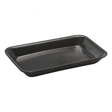 Black Deep Foam Tray 8 X 5" [pack 125 / 500]