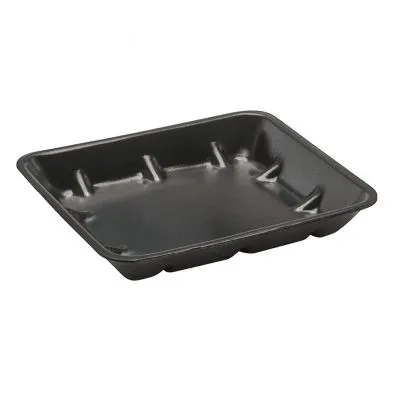 Black Deep Foam Tray 8 X 7" [pack 125 / 500]