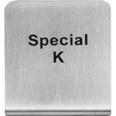 "Special K" Buffet Sign