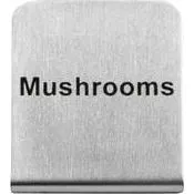 "Mushrooms" Buffet Sign