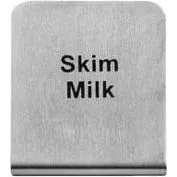 "Skim Milk" Buffet Sign