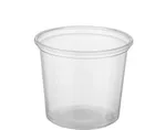 150ml Clear Plastic Round Container Pack Qty 50; Carton Qty 1000