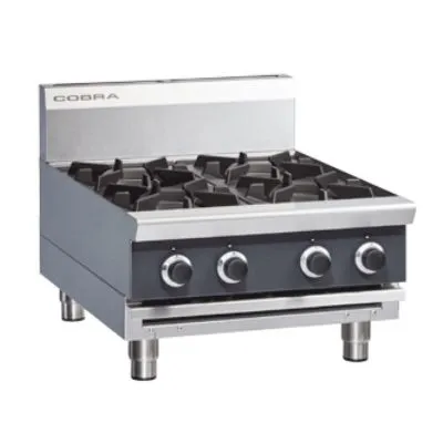 Cobra C6d-B 600mm Four Burner Gas Cooktop Lpg - Bench Model