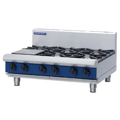Blue Seal By Moffat 6 Burner Propane Gas Cooktop G516c-B ; Lpg/Propane