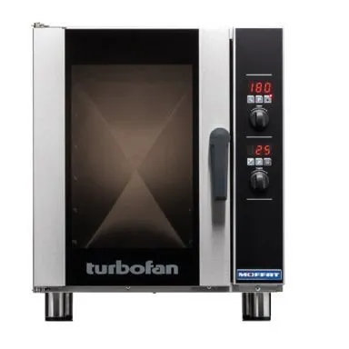 Turbofan E33d5 5 X 1/1 Gn Tray Digital Electric Convection Oven 6.2kw