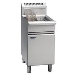 Waldorf By Moffat Freestanding Twin Pan Propane Gas Deep Fryer 2 X 13ltr; 2x 45mj ; Capacity: 26ltr ; Chip Output: 31kg/Hr