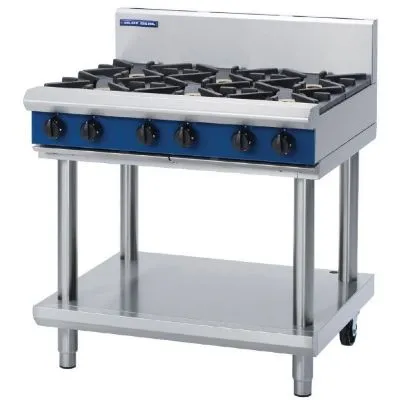 Blue Seal 6 Open Burners Cooktop Hob ; 900mm; 28mj/H X 6