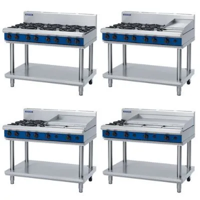 Blue Seal By Moffat Freestanding 8 Burner Propane Gas Cooktop G518d-Ls ; Lpg/Propane
