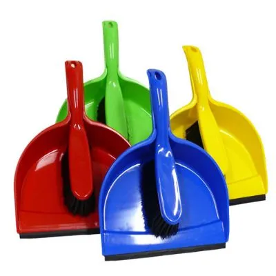9327949001914red Plastic Dustpan Set Pack Qty 1; Carton Qty 24