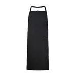 Bib Apron Full With Pocket Poly Cotton 220gsm — Black 90x92cm