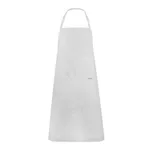 Bib Apron Full With Pocket Poly Cotton 220gsm — White 90x92cm