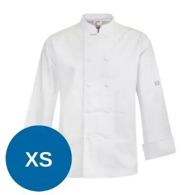 Classic Chefs Jacket White - Long Sleeve - Xs