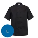 Classic Chefs Jacket Black - Short Sleeve