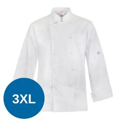 Executive Lightweight Chef Jacket White - 3xlarge