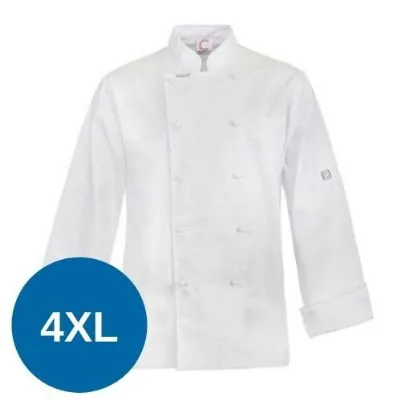 Executive Lightweight Chef Jacket White - 4xlarge