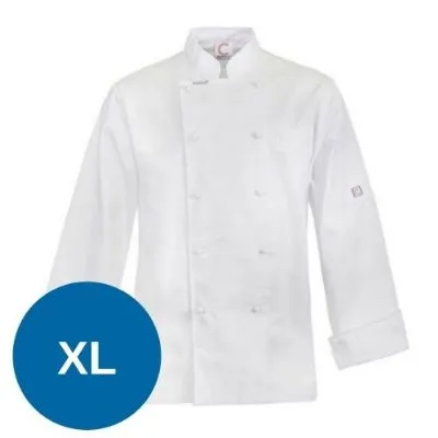 Executive Lightweight Chef Jacket White - Xlarge