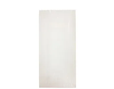 #1 White Glassine Satchel Paper Bag [pack 500]