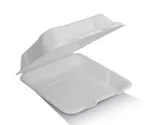 Clamshell Sugarcane 8" [pack 50 / 200]