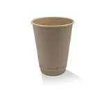 365ml / 12oz Aqueous Bamboo Double Wall Coffee Cup [500 Pack]