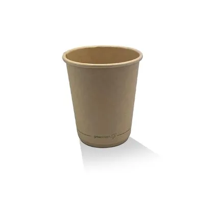 245ml / 8oz Aqueous Bamboo Double Wall Coffee Cup [25 Pack]