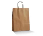 Brown Medium Twist Handle Paper Carry Bag [pack 250]
