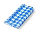 Greaseproof Paper Gingham Blue — 190x300mm Pack 200