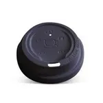 245-475ml / 8-16oz 90mm Black Plastic Coffee Cup Lid [50 Pack]