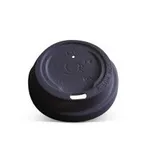 175-295ml / 6-10oz 80mm Black Plastic Coffee Cup Lid [50 Pack]