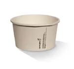 8oz Brown Biopbs Coated Ice Cream Cup [50 Pack]