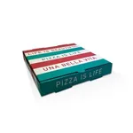 11" White Printed Pizza Box [100 Pack]