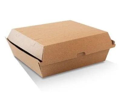 Kraft Corrugated Dinner Clamshell [pack 75]