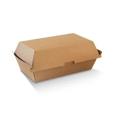Kraft Corrugated Regular Snack Clamshell [pack 100]