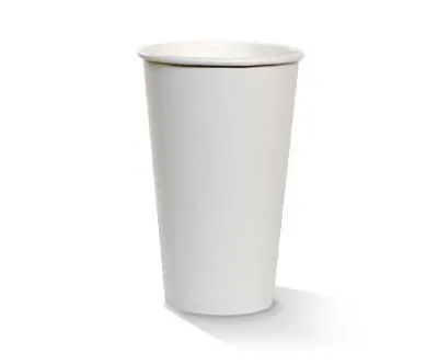 475ml / 16oz White PE Coated Single Wall Coffee Cup [1000 Pack]