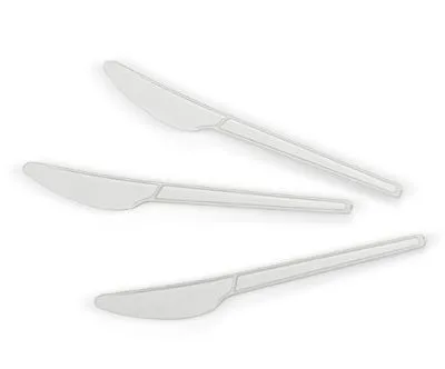165mm Cpla White Compostable Knife [1000 Pack]