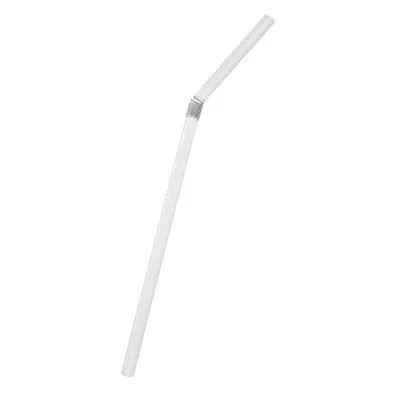 Cpla White Regular Flexi Straws [2000 Pack]