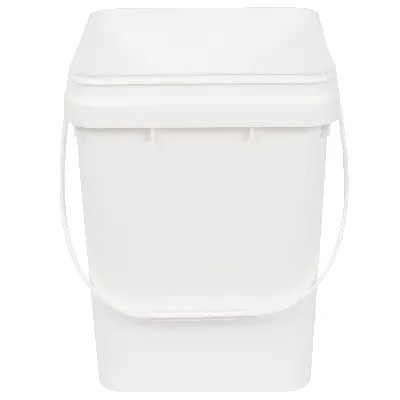Pail Square White — 10L
