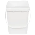 Pail Square White — 10L
