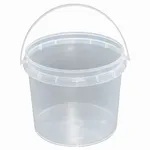 Clear 800ml Honey Pot
