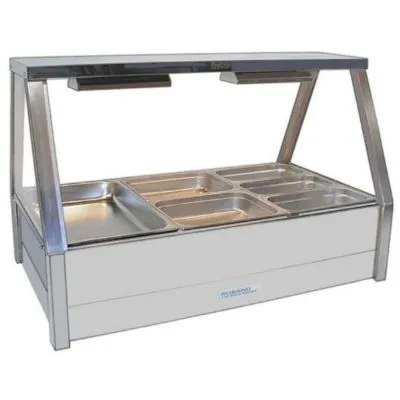 Roband Straight Glass Hot Food Display Bar E23rd 6pan