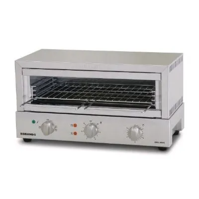 Roband Grill Max Toaster/Griller Gmx610, 6 Slice, Stainless Element, 10 Amp, 1960 Watt.