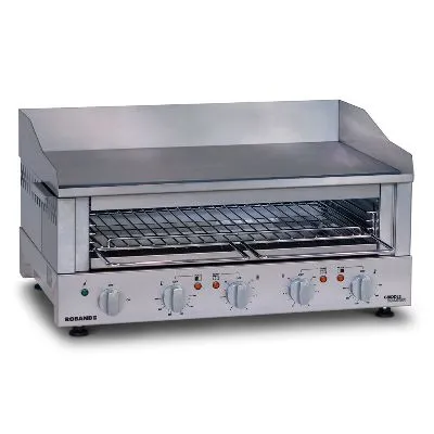 Roband Griddle Toaster ; Dimensions: 374(h) X 725(w) X 541(d)mm. Power: 5.96kw, 26 Amp