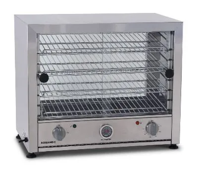 Roband Pie Warmer 50 Pie Glass Doors Single Side; Pm50; 610w X 392d X 507h;1250w; 5.4amps